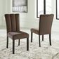 Ashley Jeshina Side Chair in Dark Brown, , large