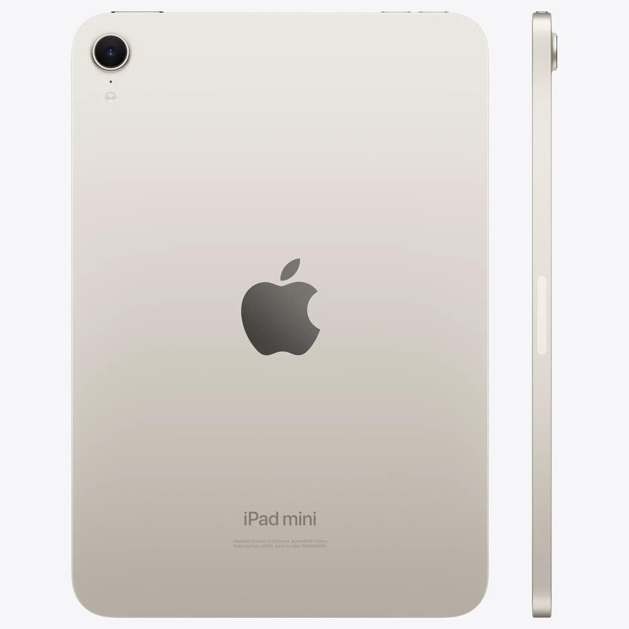 Apple iPad Mini Wi-Fi 128GB - Starlight with 2-Year AppleCare+