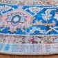 Safavieh Serapi 6"7" Round Rust and Navy Area Rug, , large