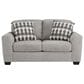 Ashley Avenal Park Stationary Loveseat in Flannel, , large
