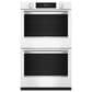 KitchenAid 30" Smart Double Wall Oven with Assisted Cook Cycles in White, , large