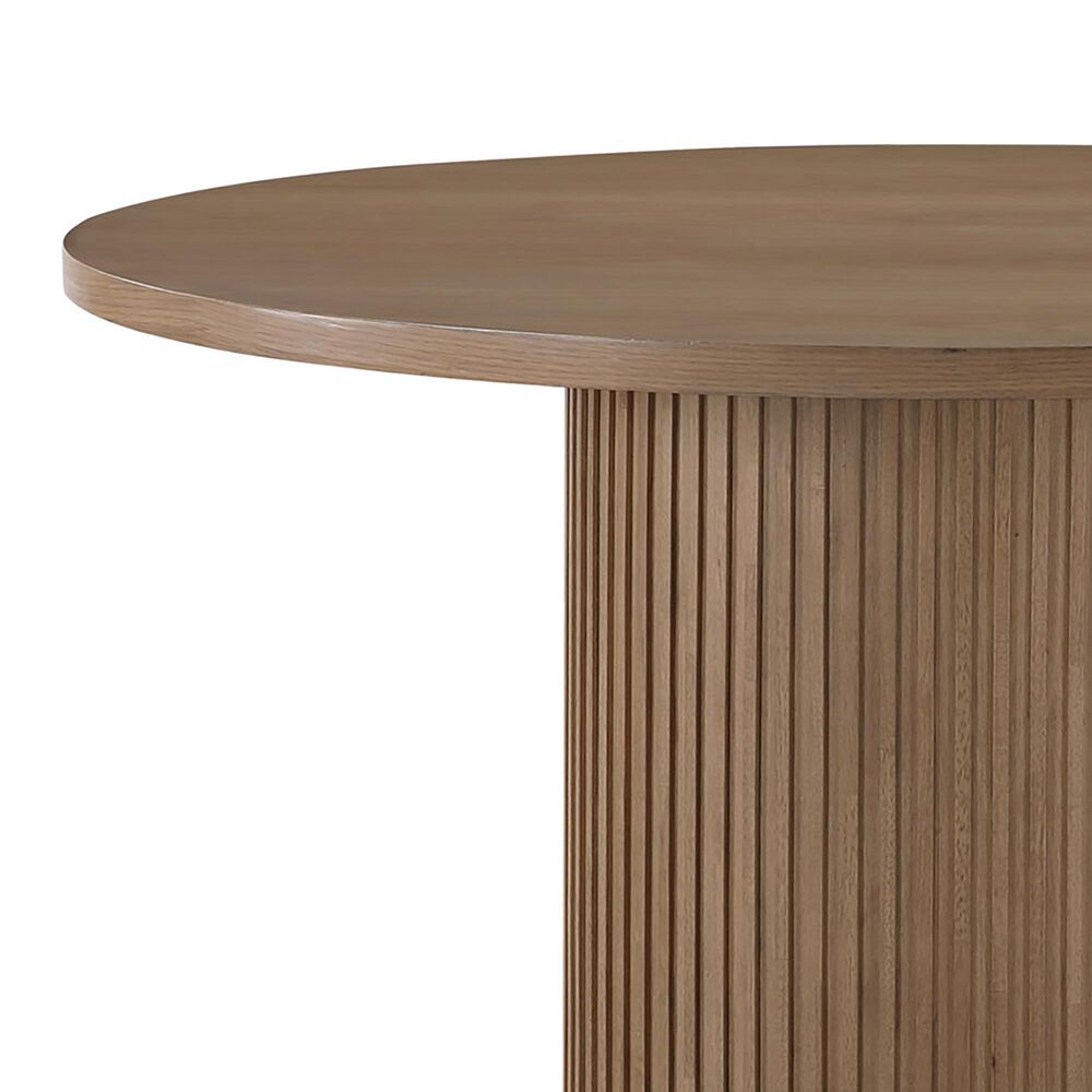 Crystal City Colvin 5-Piece Round Dining Set in Toffee, , large