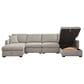 Ashley ModMax Luxe 4-Piece Symmetrical Sectional with Double Storage Chaise in Flint, , large