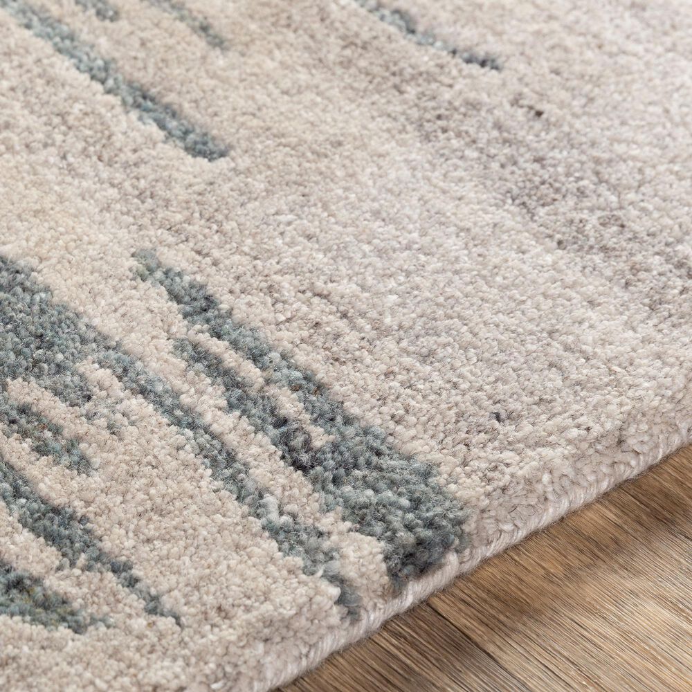 Surya Montclair 4&#39; x 6&#39; Teal, Sage, Light Beige, Charcoal, Blue and Light Gray Area Rug, , large