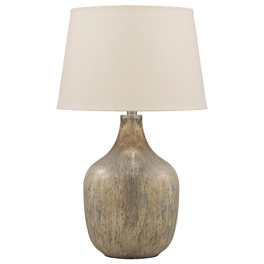 Ashley Mari Glass Table Lamp in Gray and Gold, , large