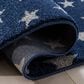 Safavieh Carousel Outer Space 5"3" x 7"6" Navy and Grey Kids Area Rug, , large