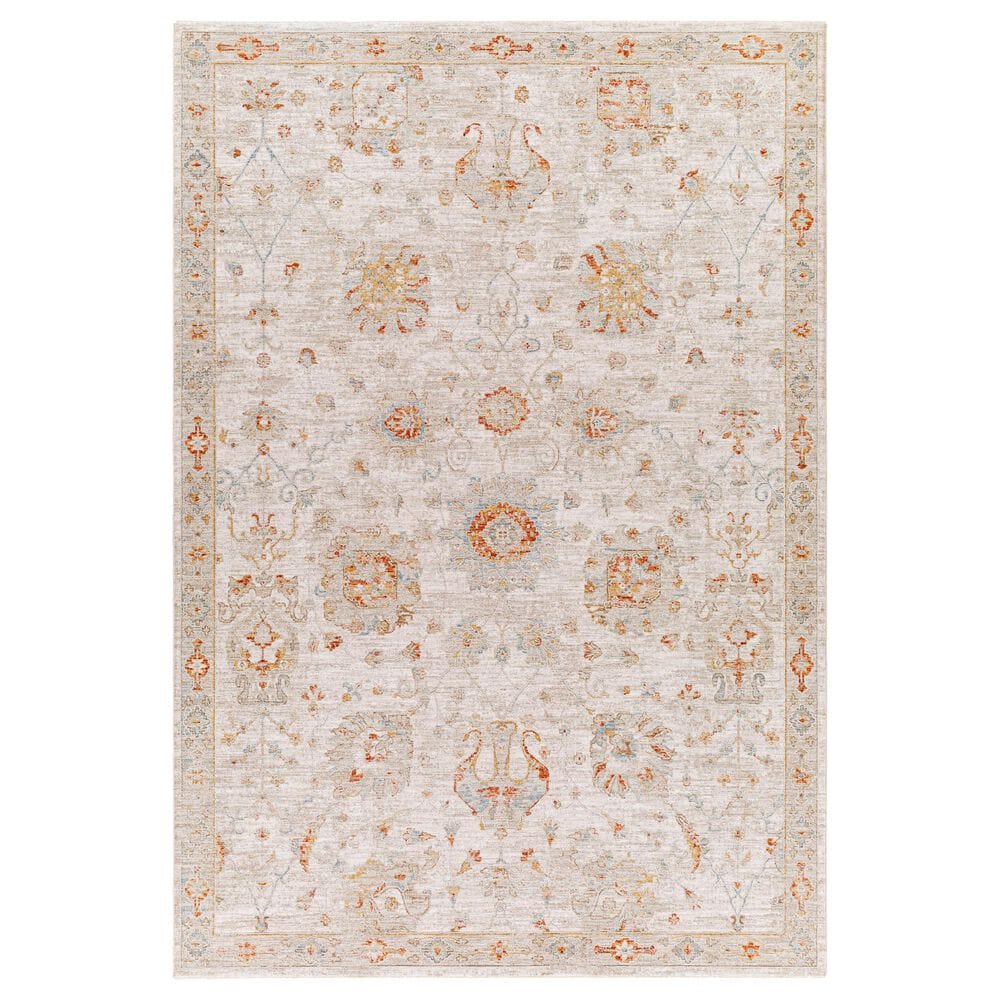 Surya Avant Garde AVT-2323 10" x 14" Orange, Blue and Beige Area Rug, , large
