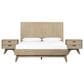 Blue River Baly 3-Piece Queen Platform Bed Set in Gray Sandblast Summer, , large