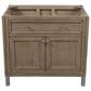 James Martin Vanities Chicago 36" Single Bathroom Vanity in Whitewashed Walnut with 3 cm Parisien Bleu Quartz Top and Rectangular Sink, , large