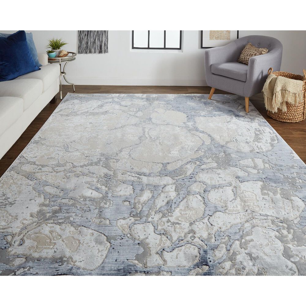 Feizy Rugs Laina 5&#39; x 7&#39;10&quot; Blue Area Rug, , large
