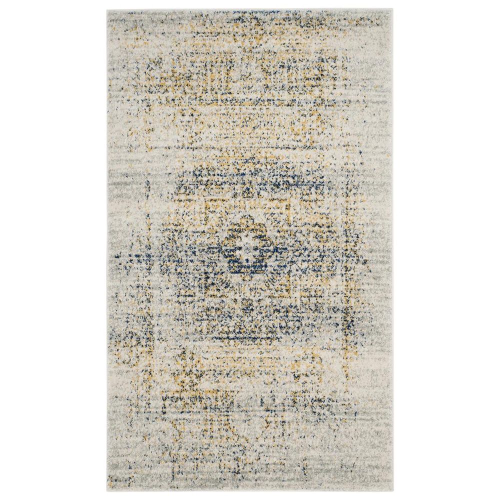 Safavieh Evoke EVK232C-4 4&#39; x 6&#39; Ivory/Blue Area Rug, , large