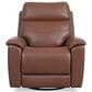 Flexsteel Refined Power Swivel Gliding Recliner with Power Headrest and Lumbar in Hickory, , large