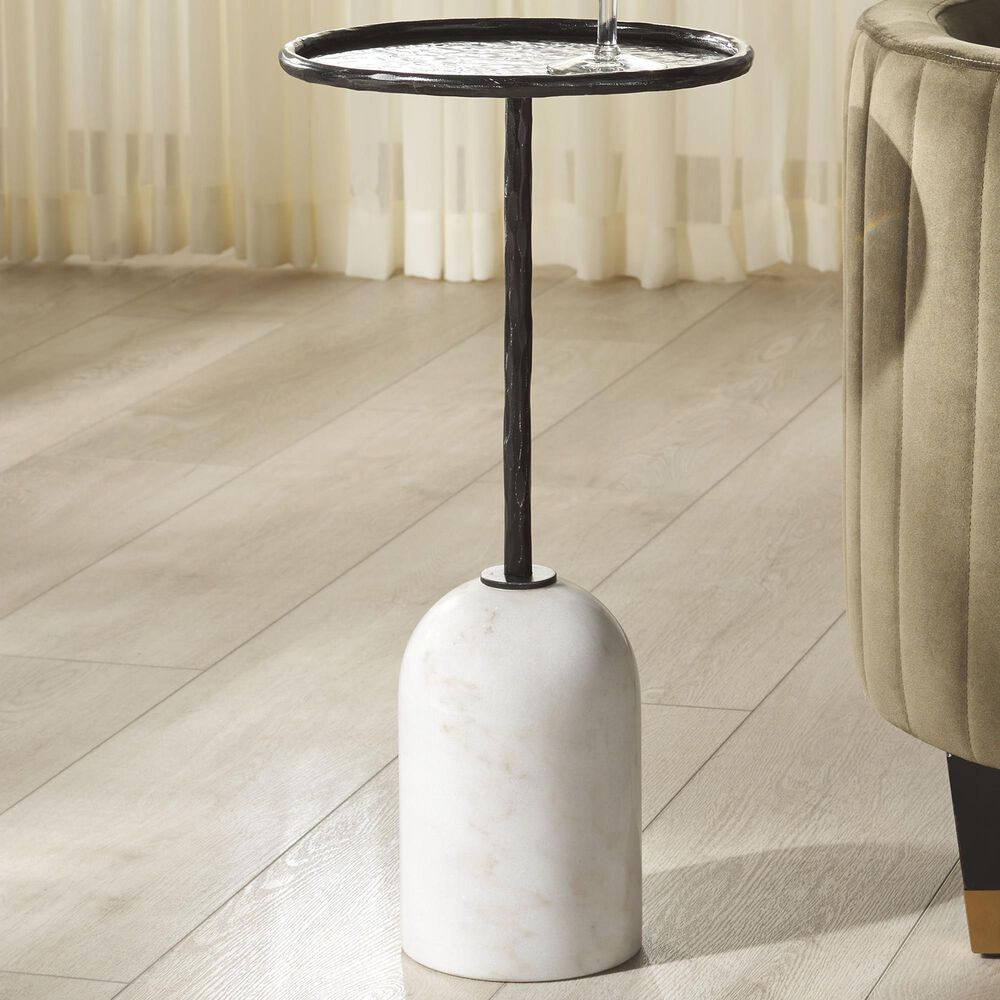 Safavieh Tanyarose Drink Table in Black and White, , large