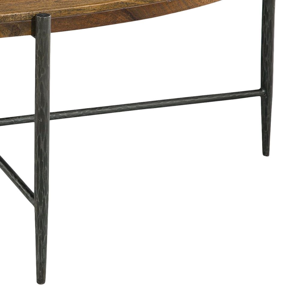 Hekman Bedford Park Oval Coffee Table in Brown and Black, , large