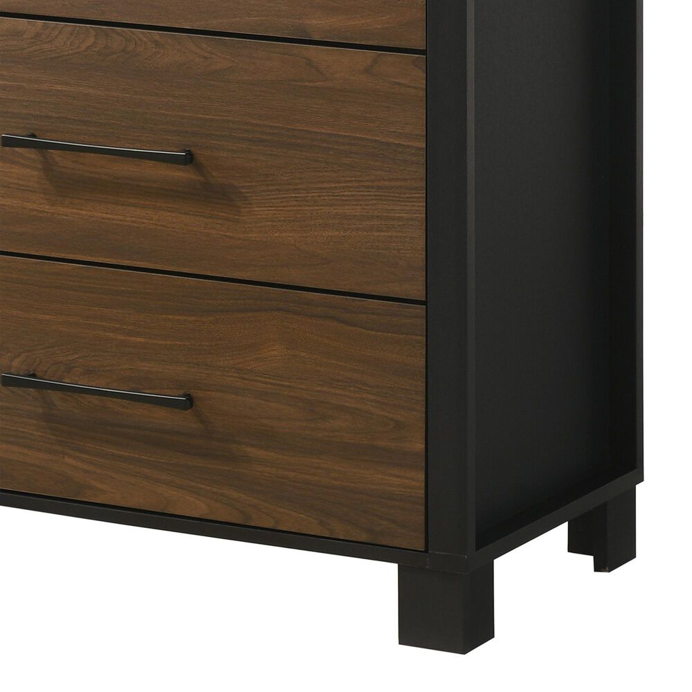 Crown Mark Nemy 4-Drawer Chest in Brown, , large