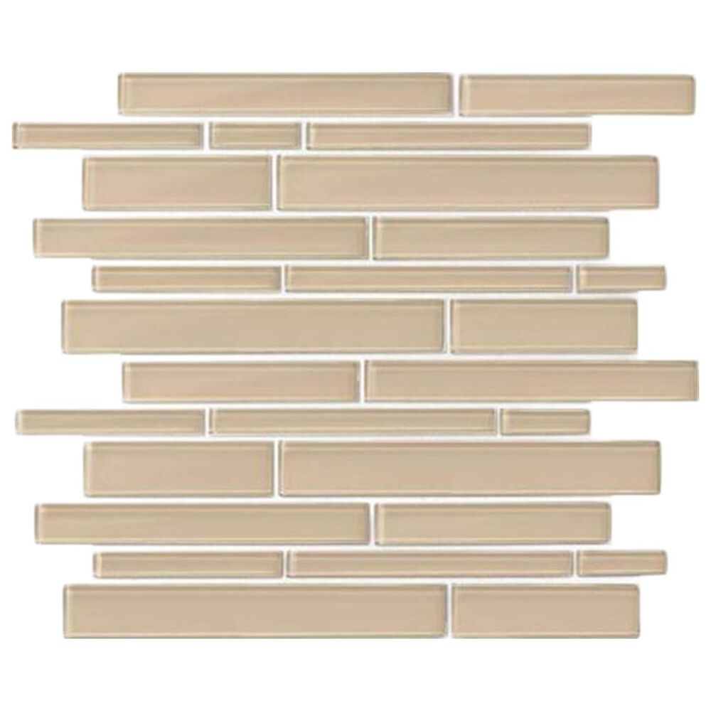 Dal-Tile Amity Beige 14&quot; x 12&quot; Ceramic Mosaic Sheet, , large