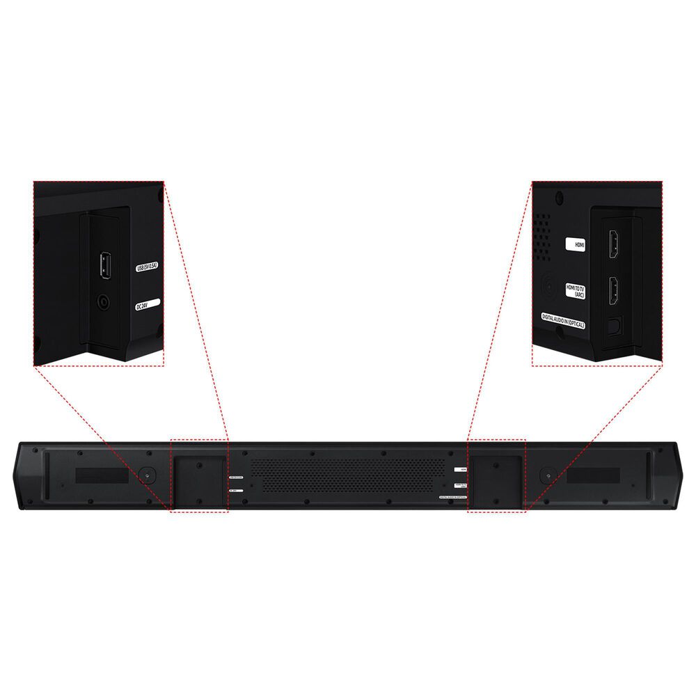 Samsung 5.1 Channel Soundbar System with Bass Boost in Black, , large