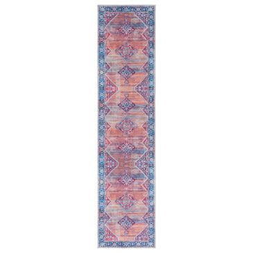Safavieh Serapi 2" x 8" Rust and Navy Runner, , large
