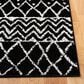 Safavieh Tulum TUL2702" x 8" Black and Ivory Runner, , large
