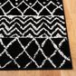 Safavieh Tulum TUL2702" x 8" Black and Ivory Runner, , large
