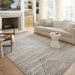 Loloi Fabian FAB-06 5"3" x 7"6" Charcoal and Ivory Area Rug, , large