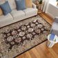 Feizy Prescott 5" x 8" Brown and Beige Area Rug, , large