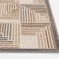 Central Oriental Fontana Halden 3"1" x 5"3" Cream and Brown Area Rug, , large