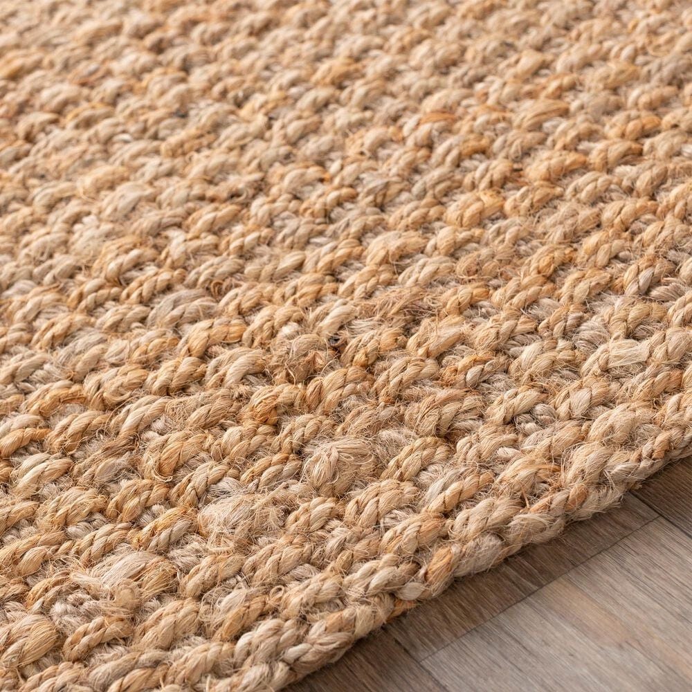 Surya Jute Woven 12&#39; x 15&#39; Tan Area Rug, , large