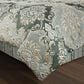 J. Queen New York Alina 4-Piece Queen Comforter Set in Dusty Teal, , large
