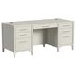 Wycliff Bay Towne 69" Executive Desk in Ash White, , large