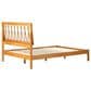 Walker Edison Cama X Spindle Full Platform Bed in Caramel, , large