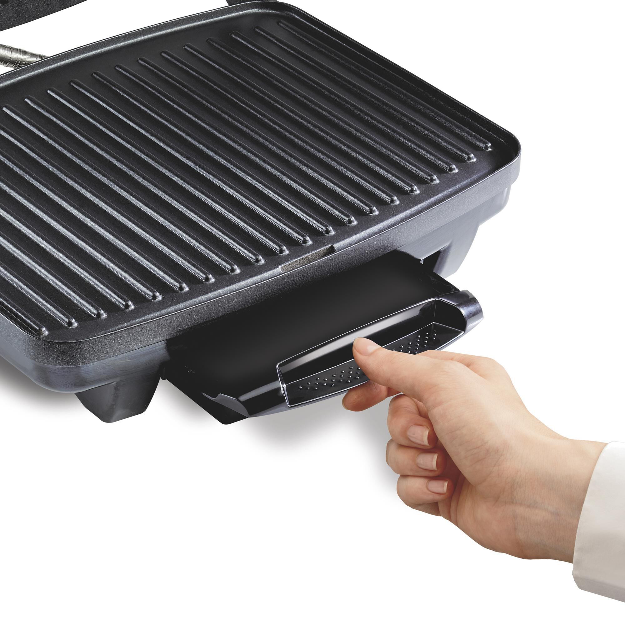 Hamilton Beach Electric Panini Maker and Grill in Stainless Steel