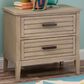 Legacy Classic Edgewater 2-Drawer Nightstand in Soft Sand, , large