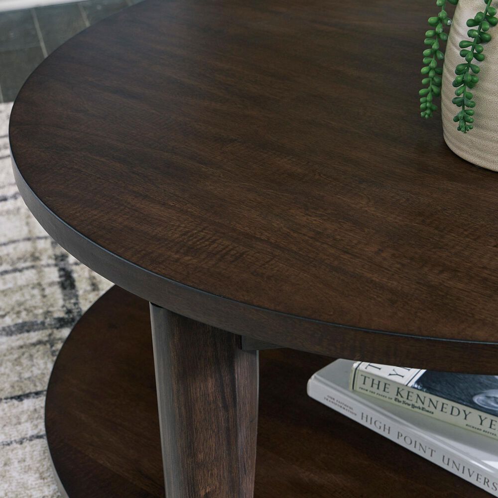 Ashley Korestone 2 Cocktail Table in Dark Brown, , large