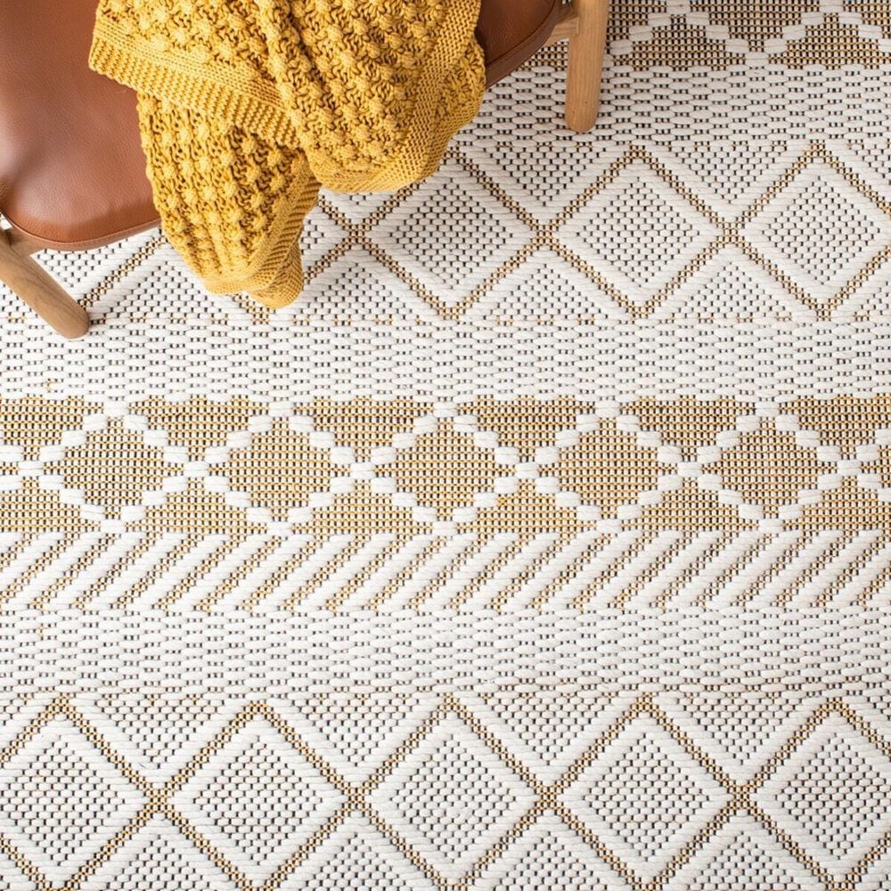 Safavieh Natura NAT854C 8&#39; x 10&#39; Ivory and Yellow Area Rug, , large
