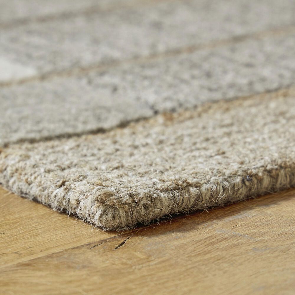 Ashley Abbotton 5&#39; x 7&#39; Taupe and Gray Area Rug, , large