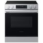 Samsung Bespoke 6.3 Cu. Ft. Smart Slide-In Electric Range with No-Preheat Air Fry Max in Stainless Steel, , large