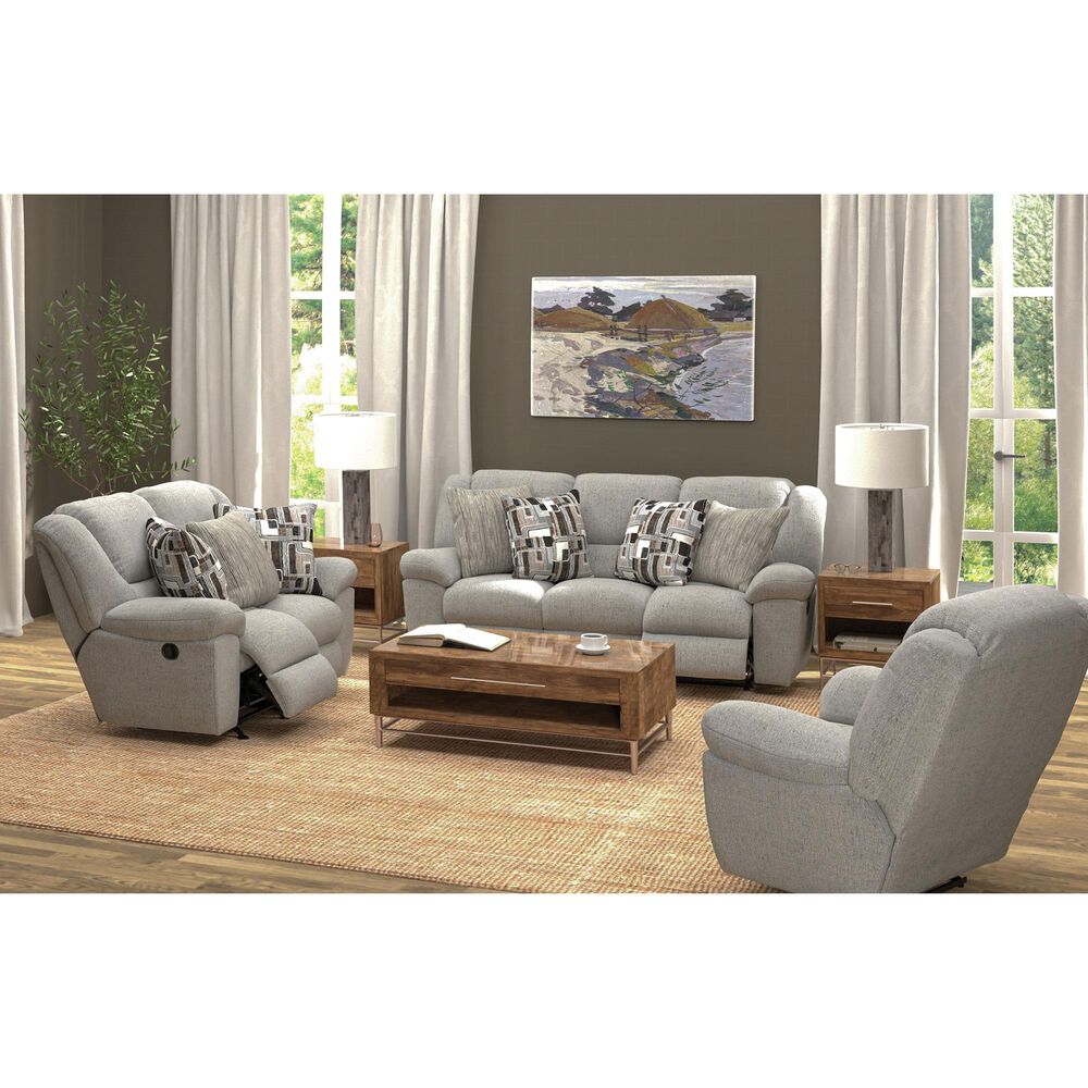 Catnapper Trifecta Manual Reclining Sofa with Drop Down Table in Nature, , large