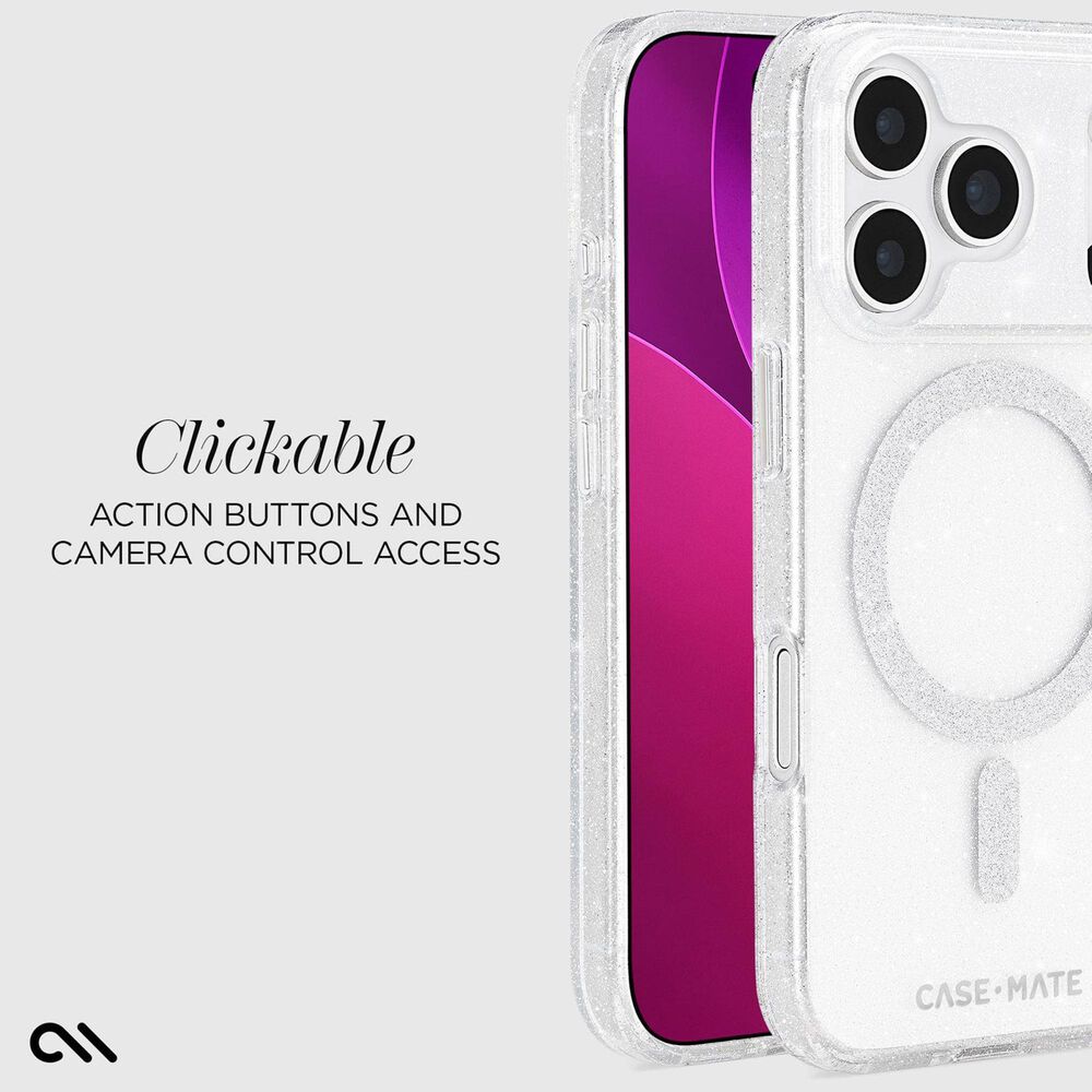Case-Mate Twinkle MagSafe Case for iPhone 17 Pro in Twilight Silver, , large