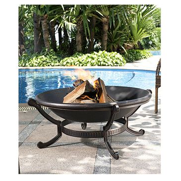 Crosley Furniture Ashland 35" Round Fire Pit in Black Copper, , large