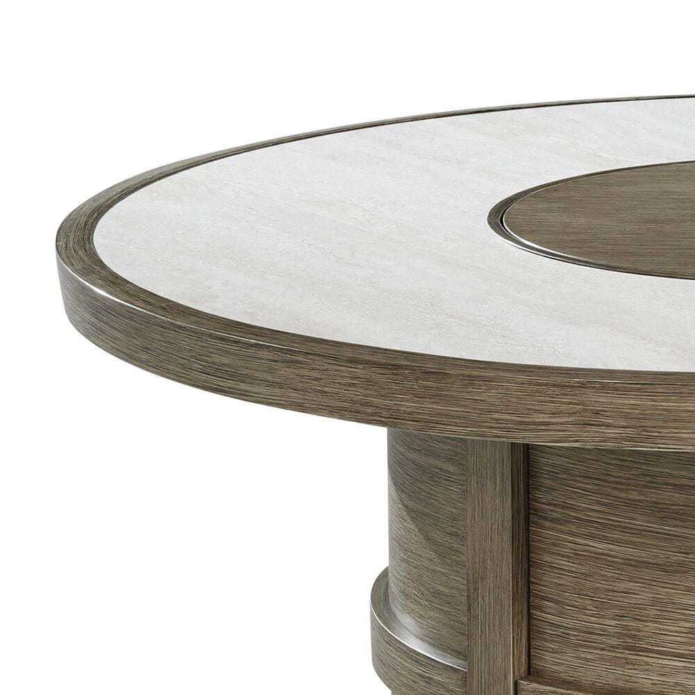 Ashley Rainier Ranch 5-Piece Fire Pit Chat Set in Beige, , large