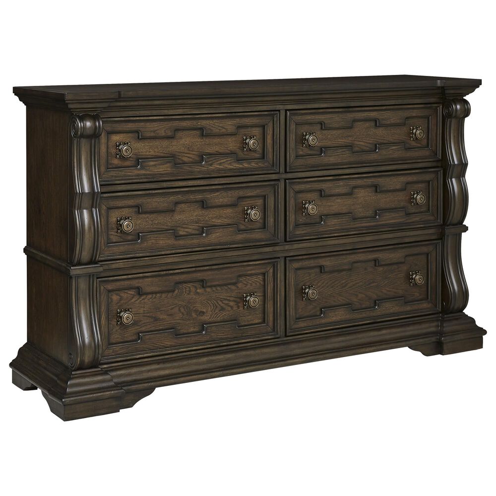 Millenium Maylee 6-Drawer Dresser in Dark Brown, , large