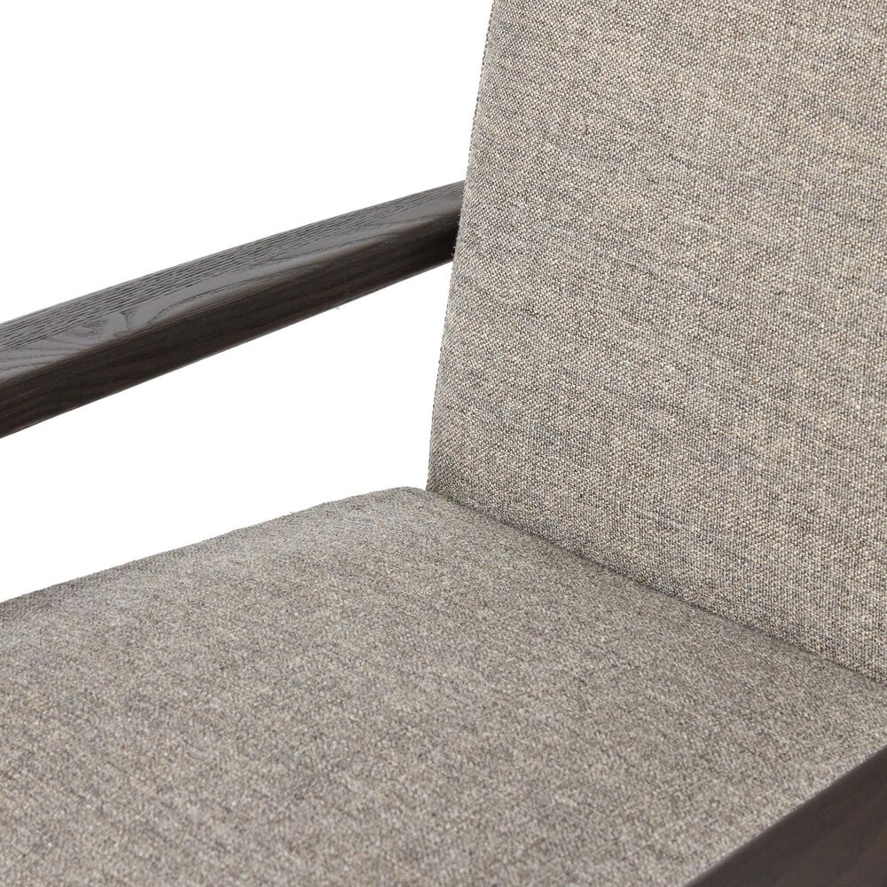 Four Hands Albiba Arm Chair in Burnt Oak, , large