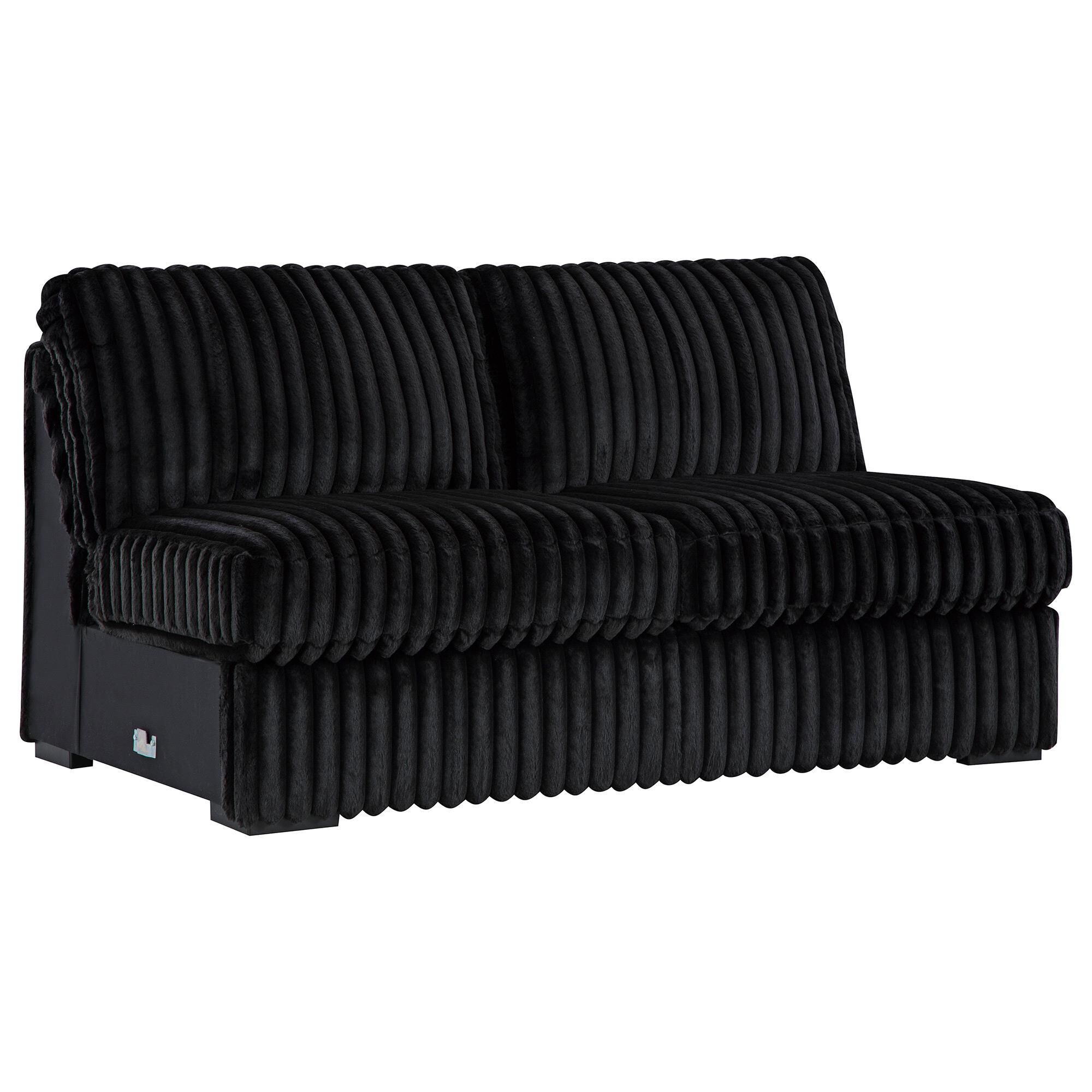 Ashley Midnight-Madness 4-Piece Sectional with Right-Facing Chaise