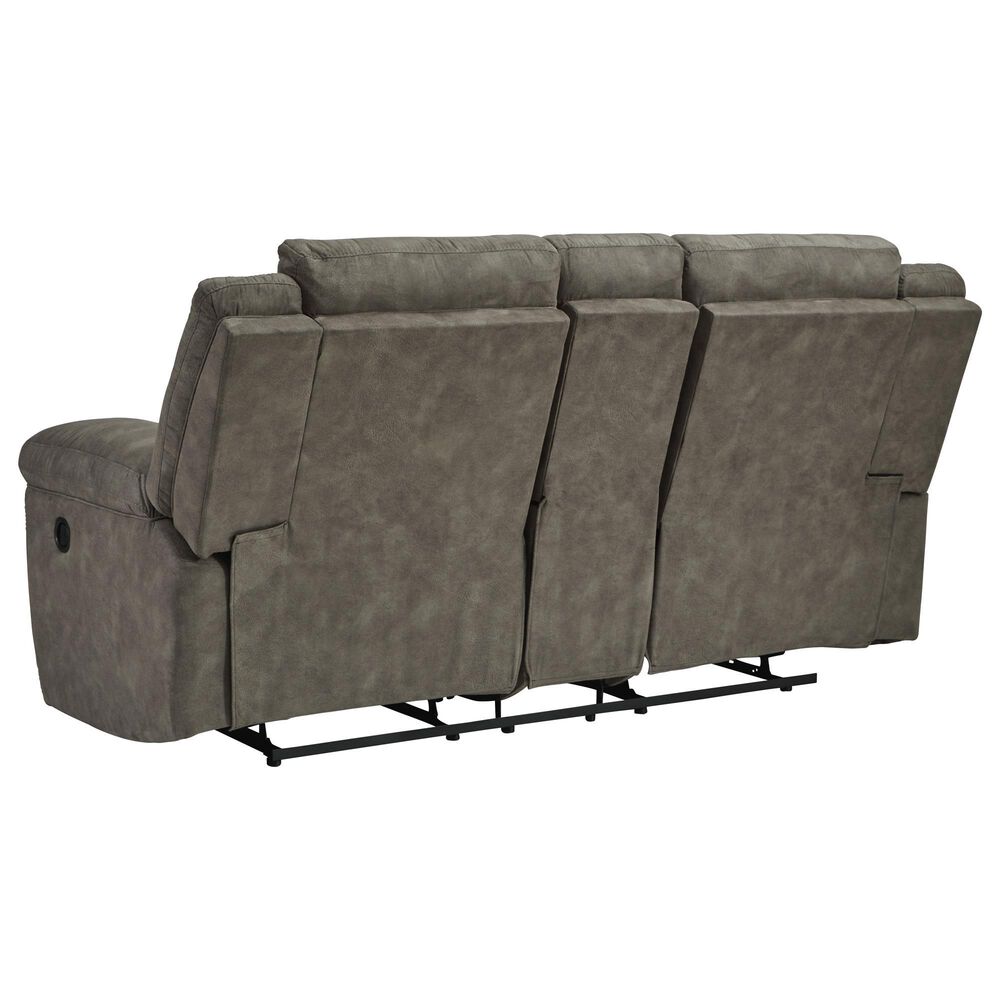 Ashley Laresview Manual Reclining Loveseat in Fossil, , large