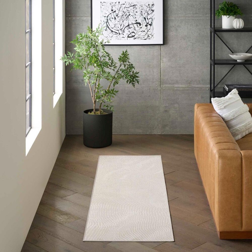 Nourison Central Park West CEP01 Ivory 2&#39; x 6&#39; Runner, , large