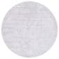 Safavieh Marrakesh 6"7" Round Ivory and Dark Grey Area Rug, , large