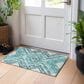 Dalyn Rug Company Portico PO5 Teal 1"8" x 2"6" Area Rug, , large