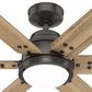 Hunter Gravity 72" Ceiling Fan with LED Light in Noble Bronze, , large