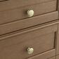 James Martin Brittany 72" Double Bathroom Vanity in Pecan with Single Hole 3 cm White Zeus Silestone Top and Rectangular Sinks, , large